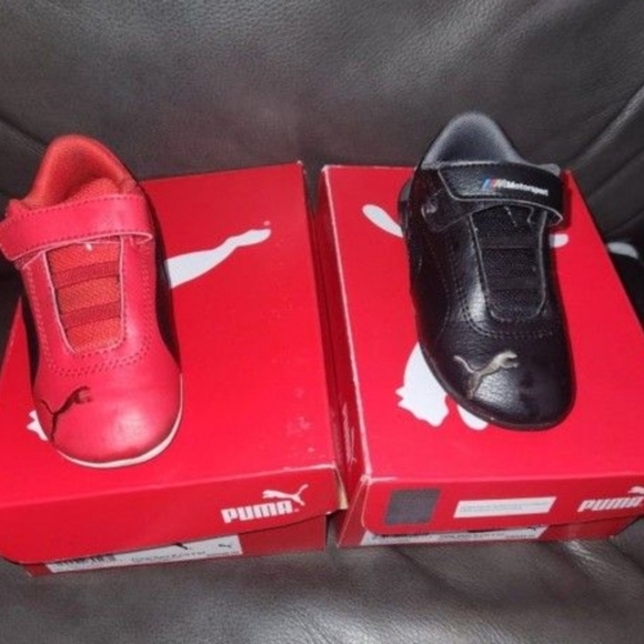 Baby Boy Toddler puma Ferrari BMW shoes size 7c 7 sneakers - Picture 2 of 2